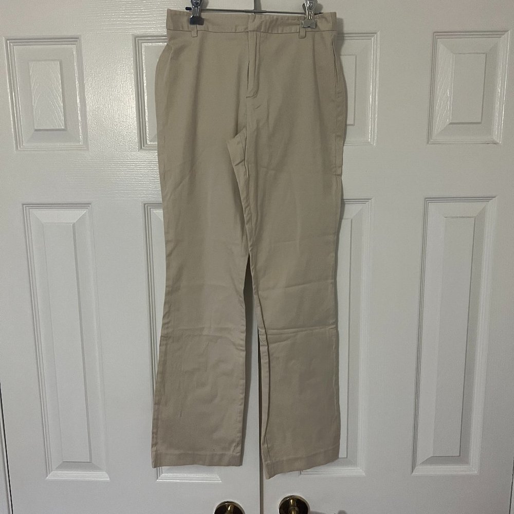 💛 3/$35 U2 beige off white chino trousers